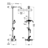 LB1930 Mackintosh exposed shower set mit 8" rose and hand shower MKE-8704 Lefroy Brooks 1930 Mackintosh LB1930 Mackintosh exposed shower set mit 8" rose and hand shower MKE-8704