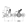 Lefroy Brooks 1930 Mackintosh LB1930 Mackintosh exposed thermostatic shower valve with wall returns MBE-8746