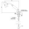 Perrin & Rowe Deco Deco deck handshower E.5159