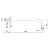 Perrin & Rowe Victorian Victorian Duscharm 380mm E.5384