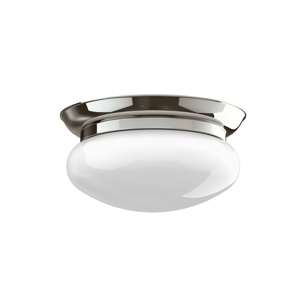 Lefroy Brooks Classic 10IN globe bathroom ceiling light LB4004NK