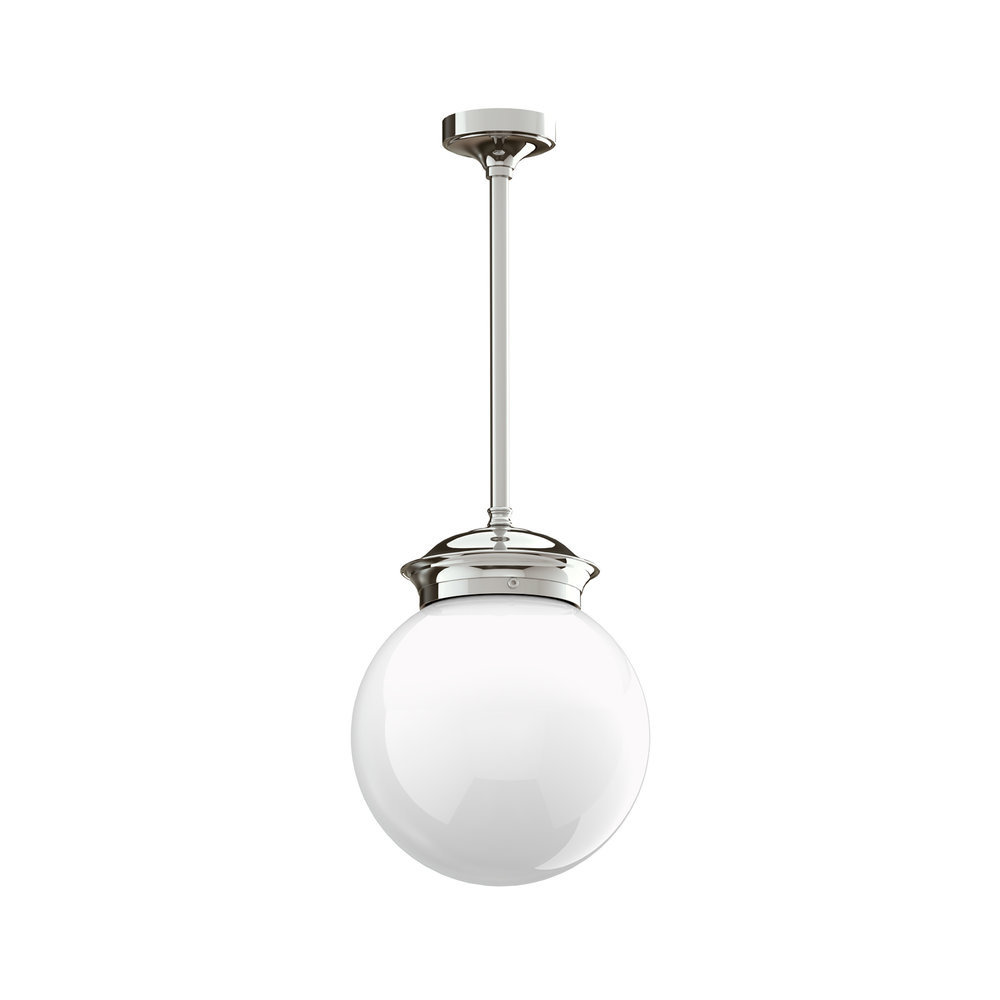 Lefroy Brooks 1900 Classic Lefroy Brooks Classic drop ceiling bathroom light 8" LB-4006