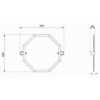 Perrin & Rowe Victorian Perrin & Rowe Victorian Badspiegel octagonal E.6981