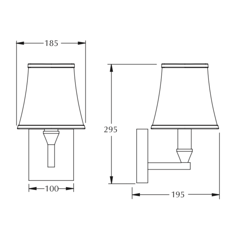 Imperial Imperial wandlamp Astoria Oxford zwart