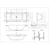 Clearwater Cleargreen Enviro built in bath 170x70