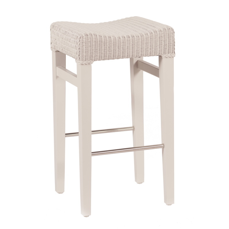 Lloyd Loom bar stool Montague, Silver Birch or Slate TheClassicHouse
