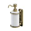 BB Edwardian Edwardian wall mounted Single soap dispenser, white porcelain