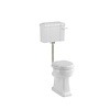 BB Edwardian Halfhoog toilet (PK) met porseleinen reservoir