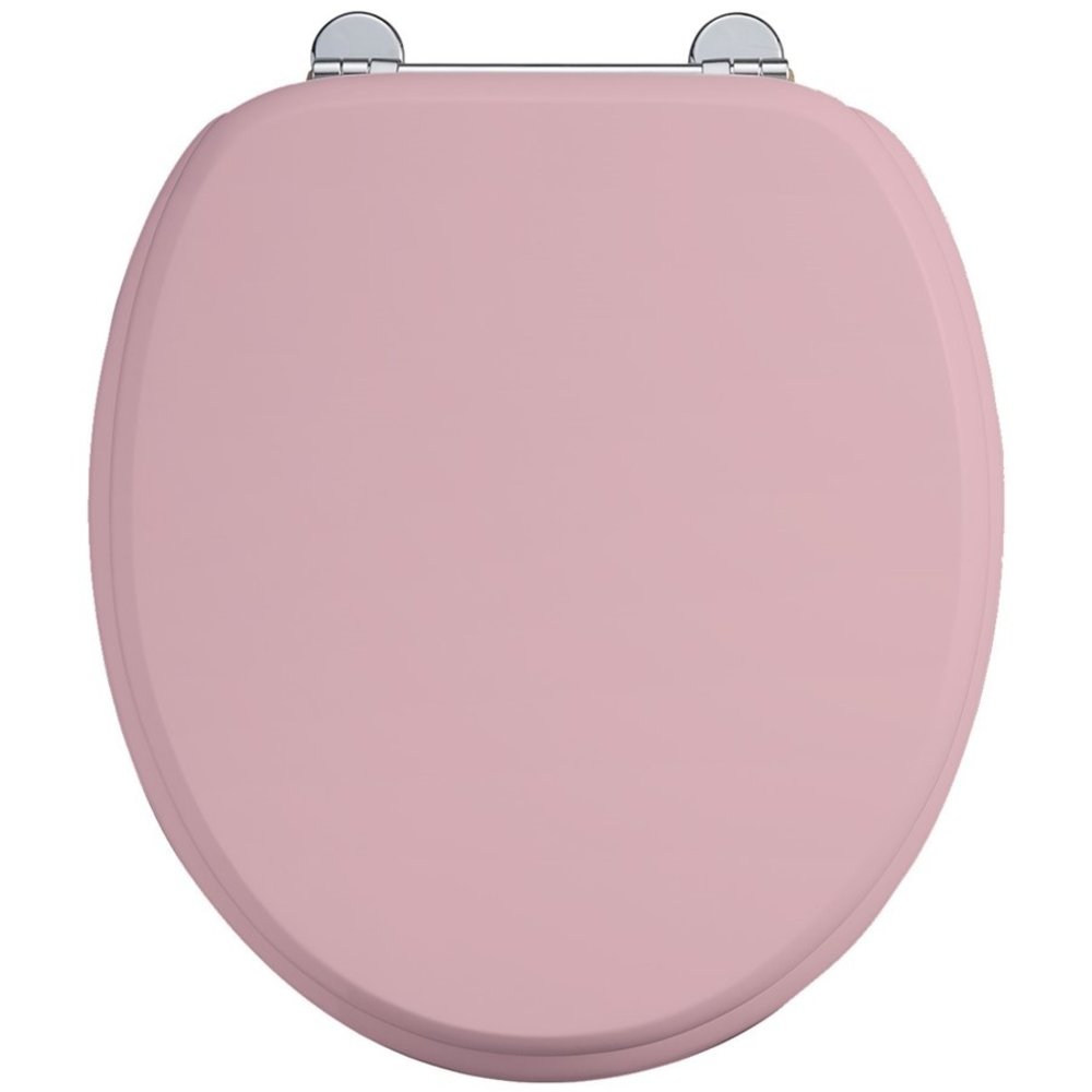 BB Edwardian Bespoke Soft close Confetti Pink toilet seat