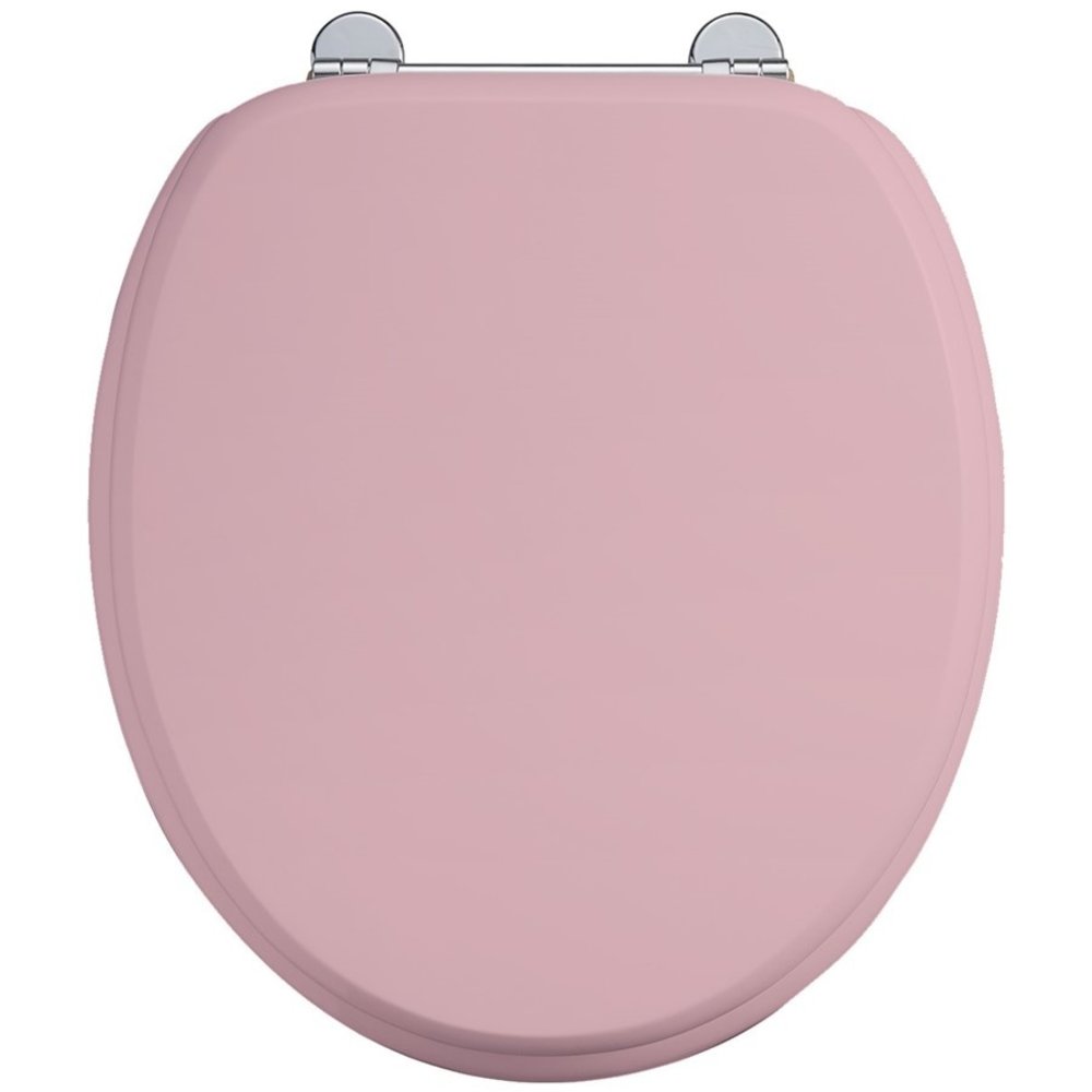 BB Edwardian Bespoke Toiletzitting softclose met 'Confetti Pink' finish