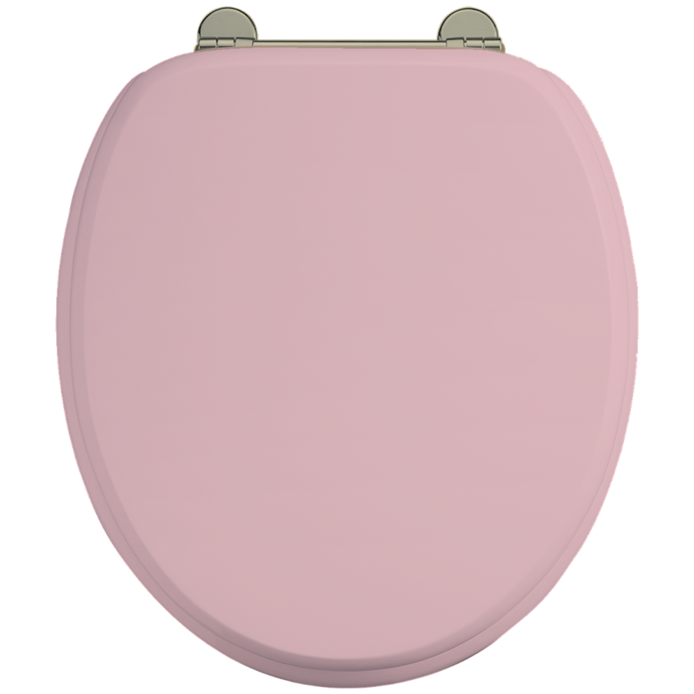 BB Edwardian Bespoke Soft close Confetti Pink toilet seat