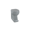 BB Edwardian Bespoke Staande toilet pot Moon Grey - tegen de muur te monteren
