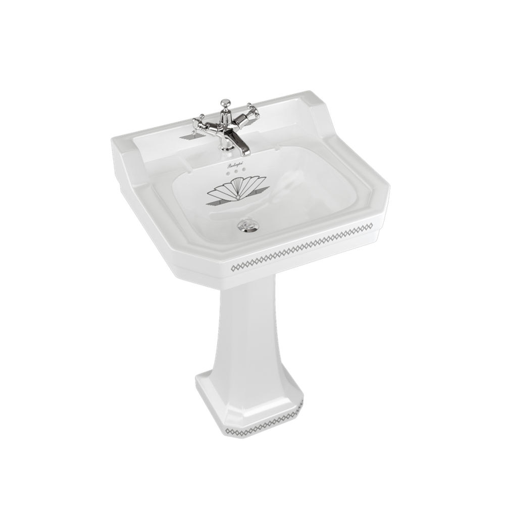 BB Edwardian Bespoke Edwardian Bespoke 56cm basin Charleston with pedestal