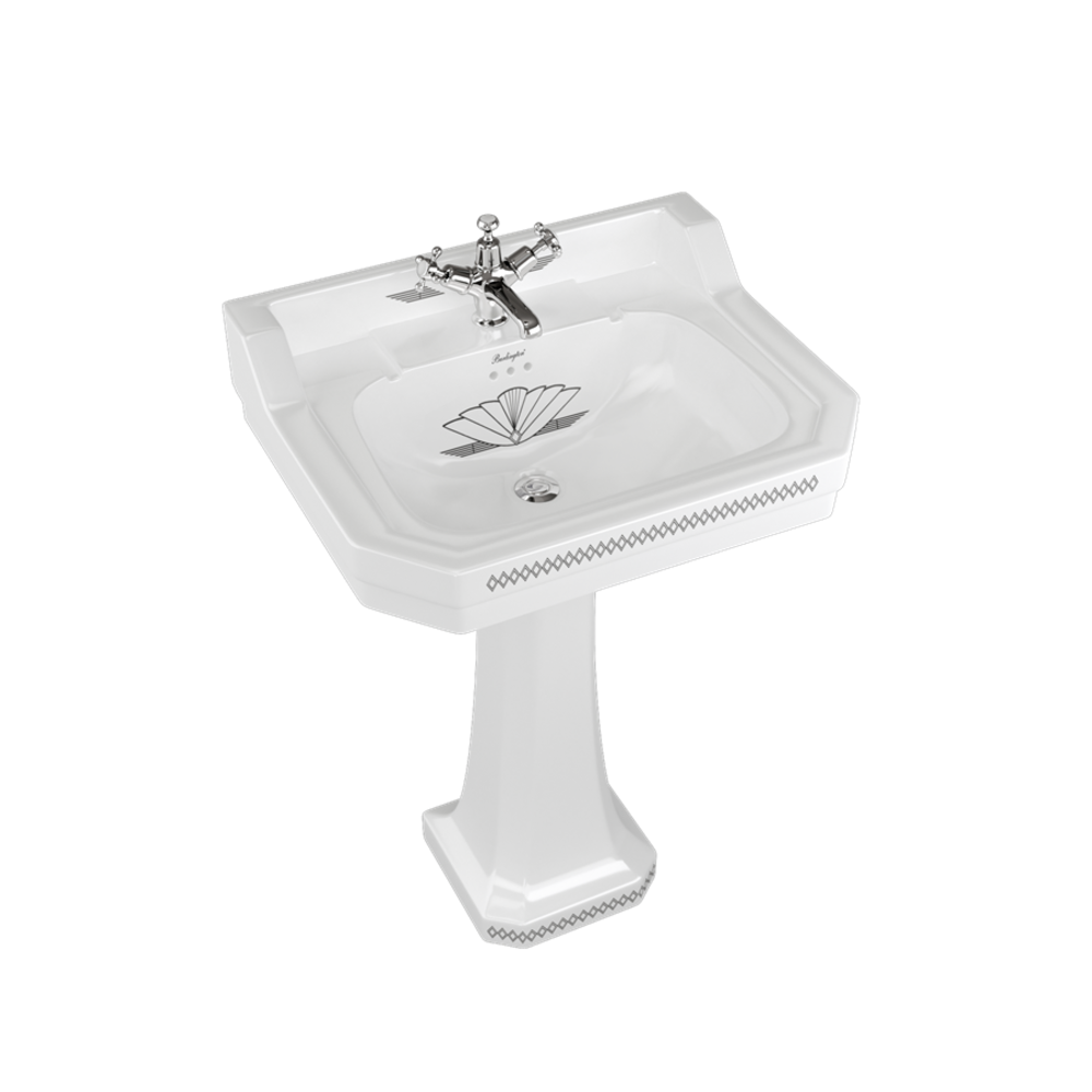 BB Edwardian Bespoke Edwardian Bespoke 62cm basin Charleston with pedestal