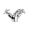 Belgravia Belgravia 1-hole basin mixer with Pop-up waste 110DP