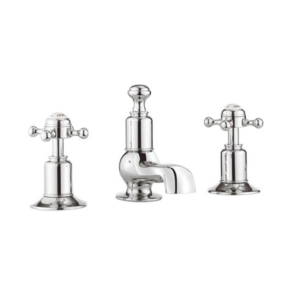 Belgravia Belgravia 3-hole basin mixer with Pop-up waste 130DP