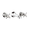 Belgravia Belgravia 3-hole basin mixer wall mounted 131WN