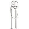 Belgravia Belgravia Freestanding crosshead bath shower mixer with stand pipes 422-D002F