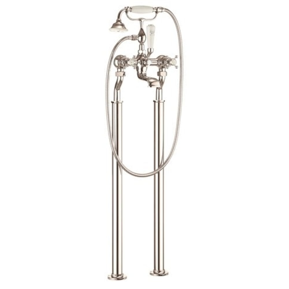 Belgravia Belgravia Freestanding crosshead bath shower mixer with stand pipes 422-D002F