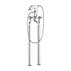 Belgravia Belgravia Freestanding lever bath shower mixer with stand pipes BL422DC_LV-BL002FC