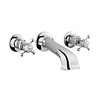 Belgravia Belgravia wall mounted 3-hole bath filler with crosshead BL0370WC-BL350WC