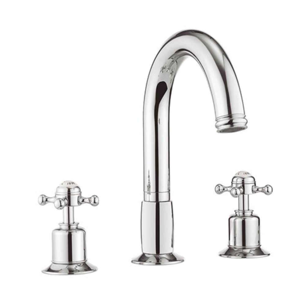 Belgravia Belgravia Crosshead 3-hole bath mixer BL330DC