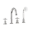 Belgravia Belgravia Crosshead 4-hole bath mixer BL440DC