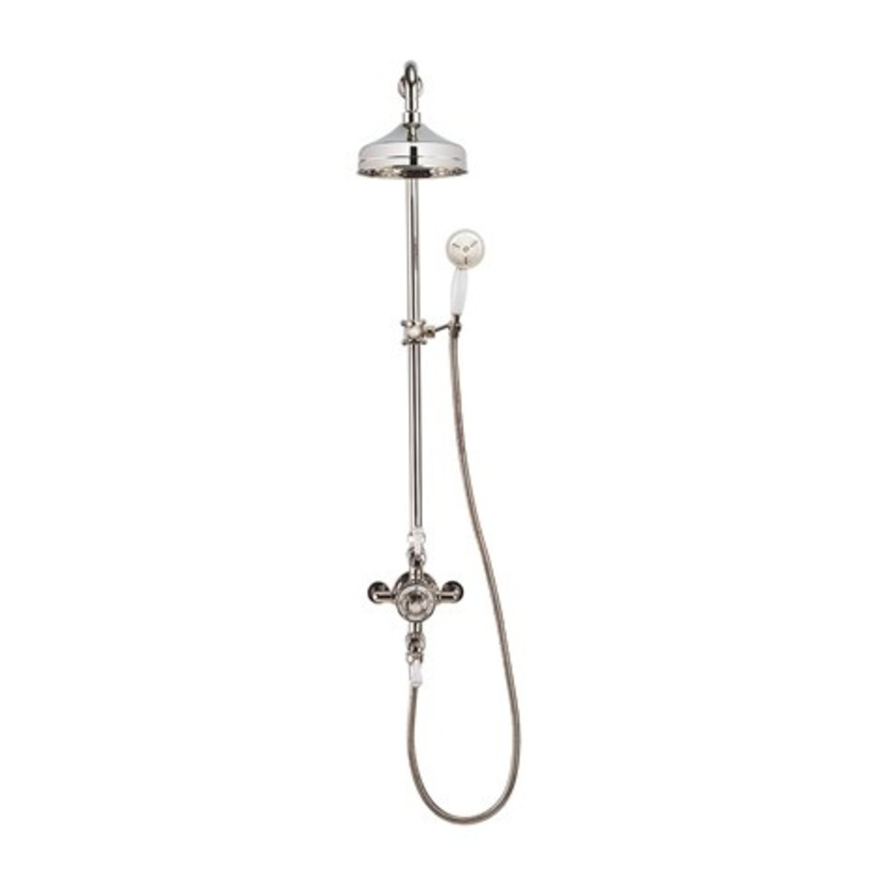 Belgravia Belgravia exposed thermostatic shower with 8" rose and hand shower BEL_SLIDER