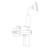 Belgravia Handshower set 964 Belgravia Belgravia Handshower set 964
