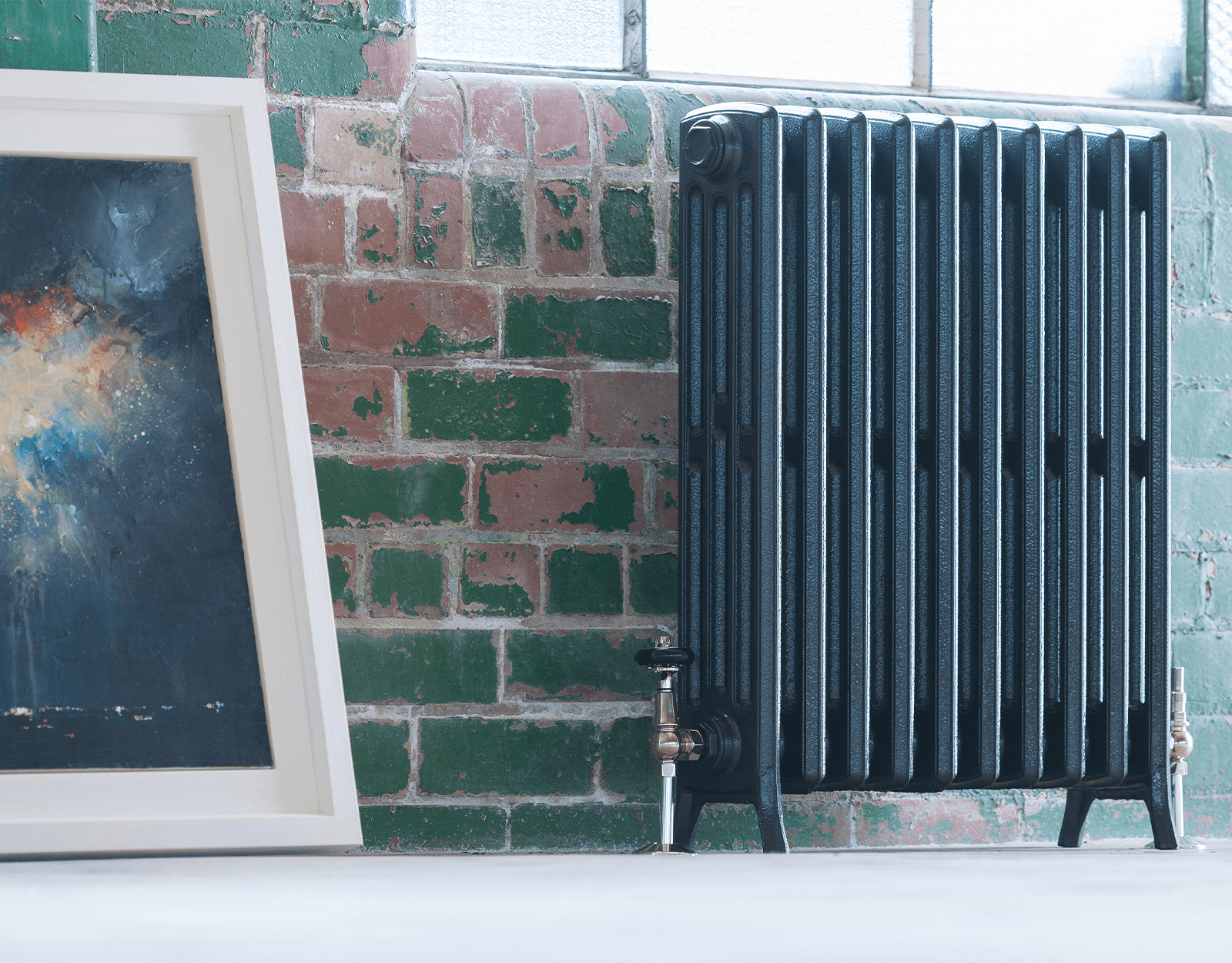Klassieke gietijzeren radiator gewoon, zonder dekor Edwardian 960/4 ...