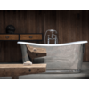 Freestanding cast iron bath with stainless steel skirt 'Lorraine' Arroll Freestanding cast iron bath with stainless steel skirt 'Lorraine'