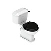 Lefroy Brooks 1900 Classic LB Classic Charterhouse Duoblok toilet met porseleinen hendel