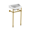 LB Classic cloakroom basin Charterhouse with metal stand Lefroy Brooks 1900 Classic LB Classic cloakroom basin Charterhouse with metal stand