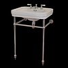 Perrin & Rowe Deco Deco 63cm basin with metal stand