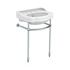 LB La Chapelle 57cm basin with metal stand - Lefroy Brooks 1910 La Chapelle LB La Chapelle 57cm basin with metal stand -