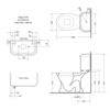 Deco Stand-WC mit Spülkasten - integrierter Bodenabgang - Keramik schwarz Imperial Deco Stand-WC mit Spülkasten - integrierter Bodenabgang - Keramik schwarz