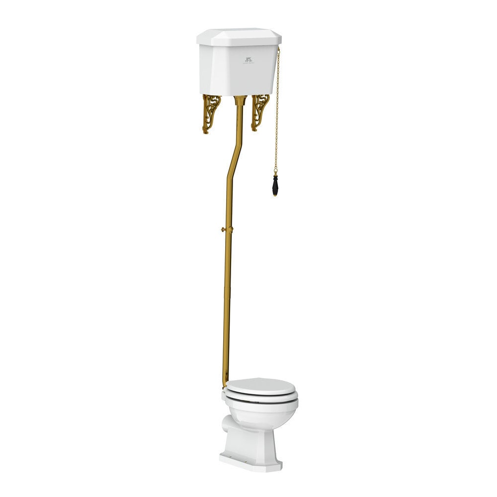 Lefroy Brooks 1900 Classic LB Classic Charterhouse toilet met hooghang reservoir