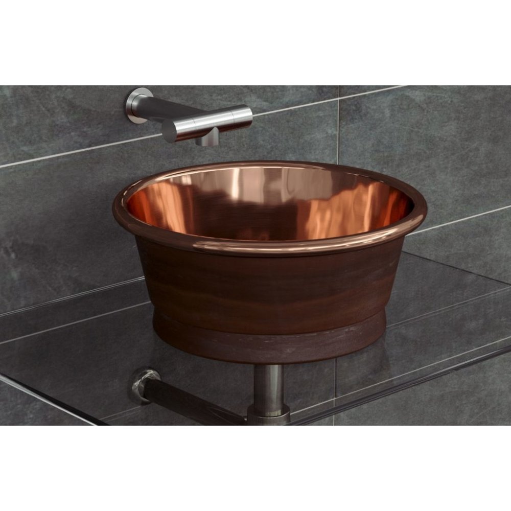 William Holland WH  copper countertop basin Rotundus 400