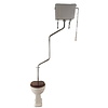 Hooghang toilet (PK) met porseleinen reservoir en T34-valpijp BB Edwardian Hooghang toilet (PK) met porseleinen reservoir en T34-valpijp