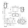 Palladio High level toilet with ceramic cistern Sbordoni Palladio High level toilet with ceramic cistern
