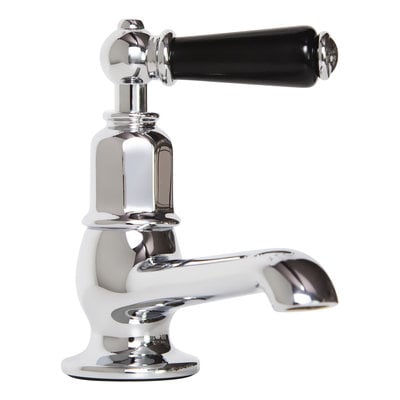 Victorian Black Pillar taps E.3475BL