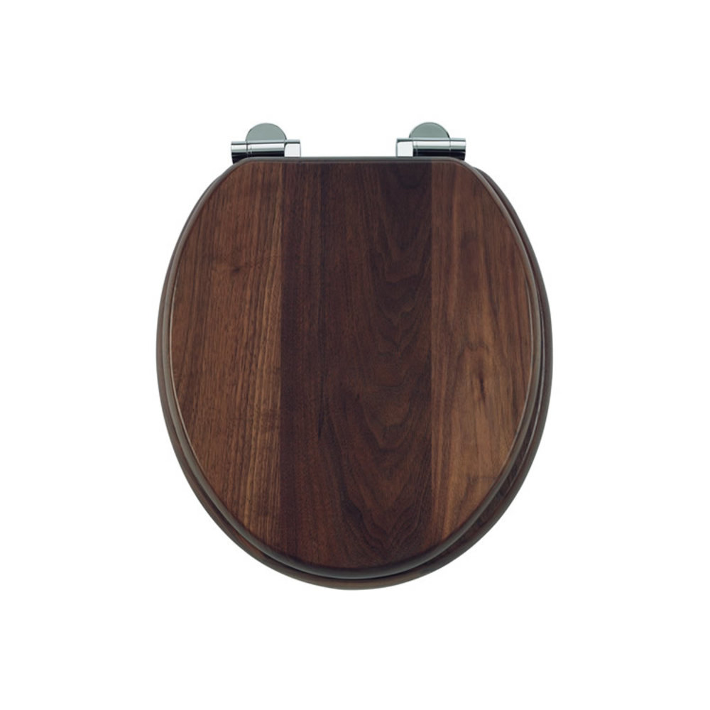 Burlington ex showroom:  Soft close black walnut toilet seat