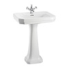 Burlington Victorian 61cm basin with pedestal