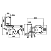 Neoclassica Close coupled toilet with cistern Sbordoni Neoclassica Close coupled toilet with cistern