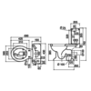 Palladio Close coupled toilet with cistern Sbordoni Palladio Close coupled toilet with cistern