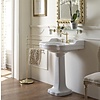 Sbordoni SB Palladio 71.5cm console basin with ceramic pedestal