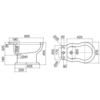 Sbordoni Palladio Staande bidet