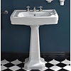 Klassisches Konsolen-Waschbecken SB Neoclassica 69cm mit Keramik-Sockel Sbordoni Klassisches Konsolen-Waschbecken SB Neoclassica 69cm mit Keramik-Sockel