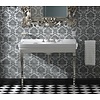 Sbordoni ex showroom: SB Neoclassica 105cm basin with metal stand finish chrome