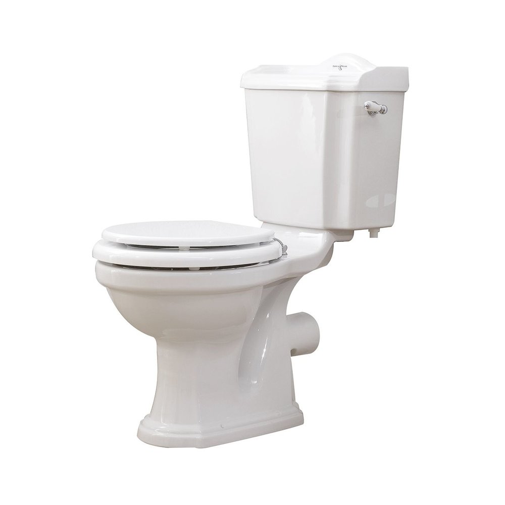 Perrin & Rowe Edwardian Edwardian Close coupled toilet with cistern & handle